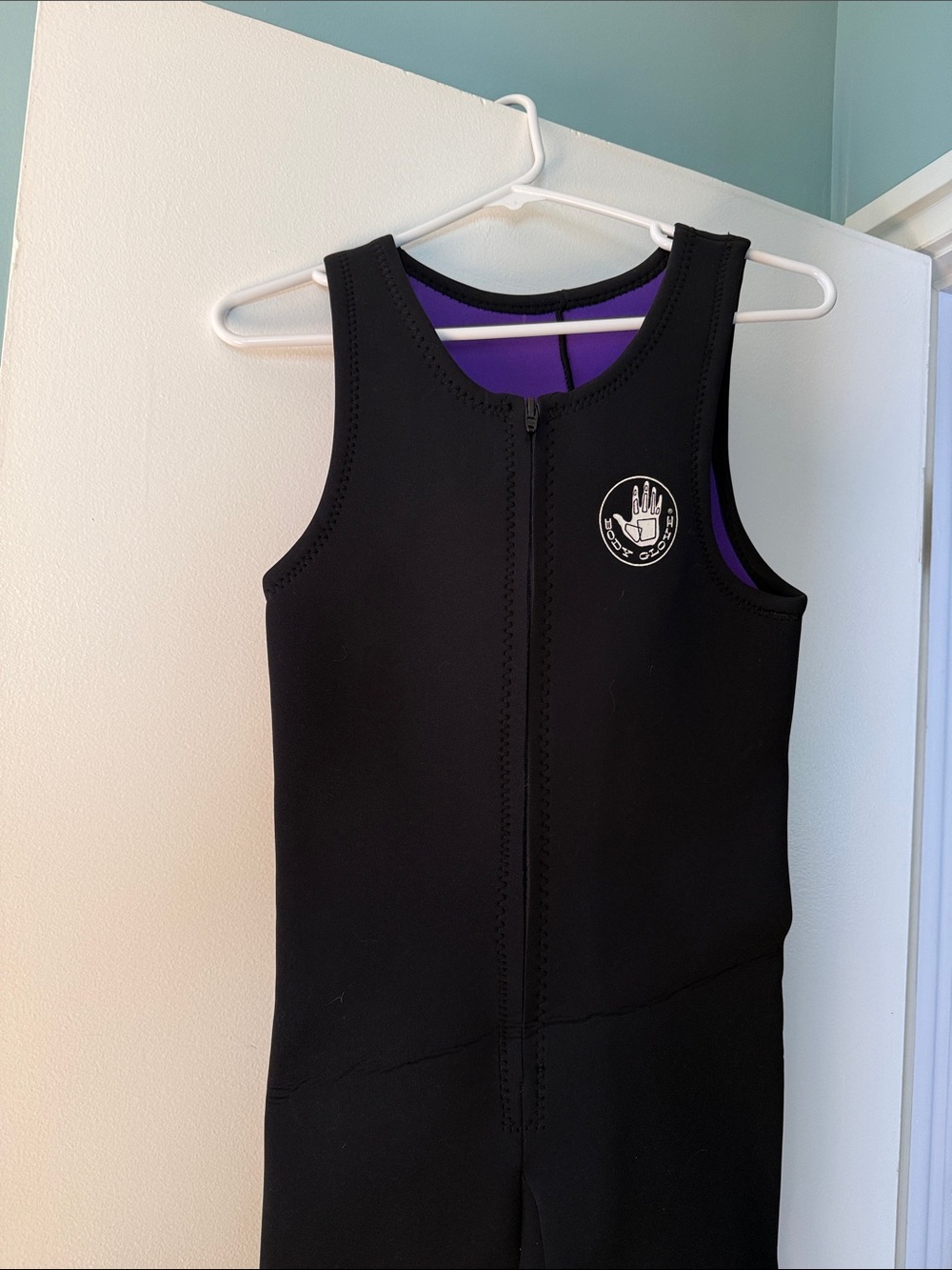 Body Glove Men’s Black and Purple Neoprene Swim Vest